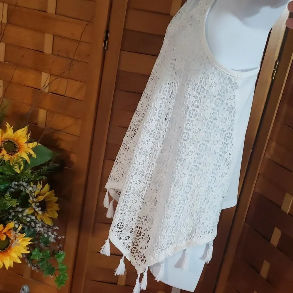 Justice brand girls lace vest